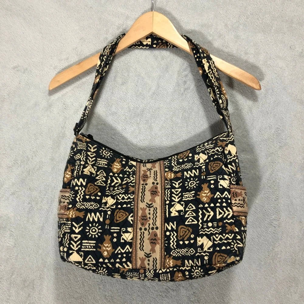 Boho Hobo Bag Aztec‎ Print Shoulder Bag Quilted Purse Naples Bag Co.